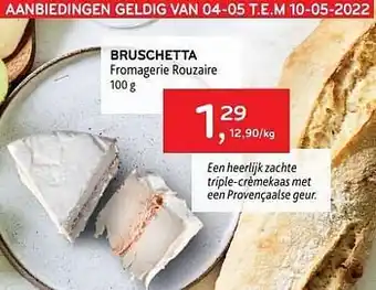Alvo Bruschetta fromagerie rouzaire aanbieding