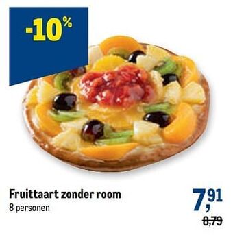 Fruittaart zonder room