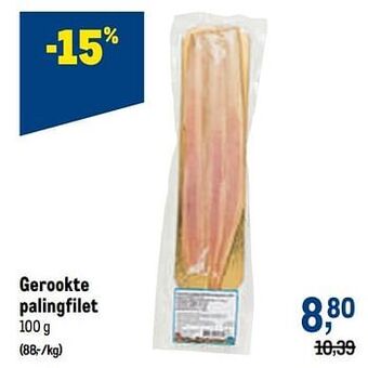 Makro Gerookte palingfilet aanbieding