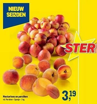 Makro Nectarines en perziken aanbieding