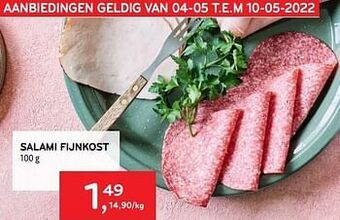 Alvo Salami fijnkost aanbieding
