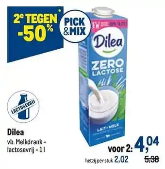 Dilea melkdrank - lactosevrij