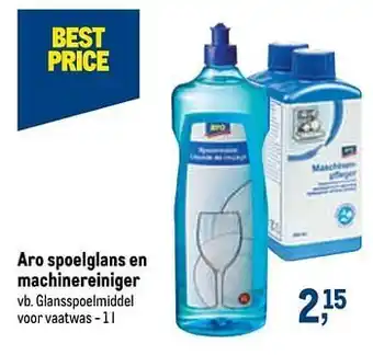 Makro Aro glansspoelmiddel voor vaatwas aanbieding