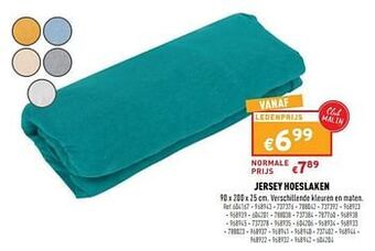 Trafic Jersey hoeslaken aanbieding