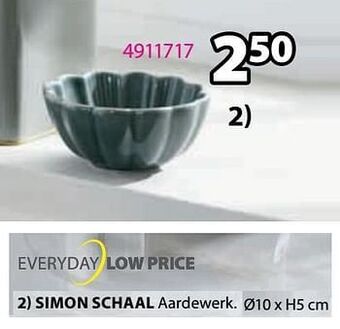 Jysk Simon schaal aanbieding