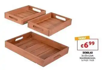 Trafic Dienblad aanbieding