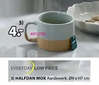 Jysk Halfdan mok aanbieding