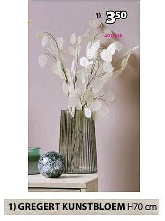 Jysk Gregert kunstbloem aanbieding
