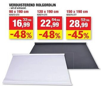 Hubo Verduisterend rolgordijn aanbieding