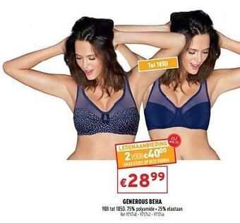 Trafic Generous beha aanbieding