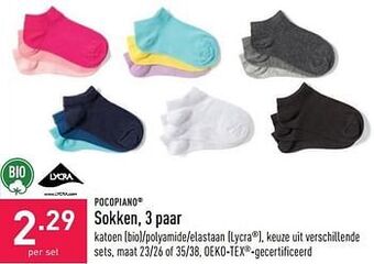 ALDI Sokken aanbieding