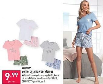 ALDI Zomerpyjama voor dames aanbieding