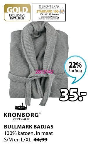 Jysk Bullmark badjas aanbieding