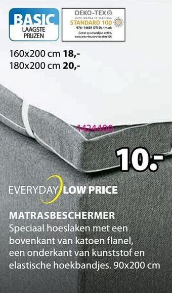 Jysk Matrasbeschermer aanbieding