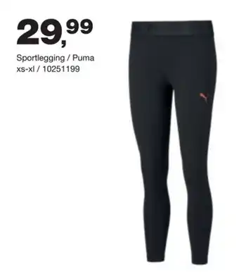 Bristol Puma Sportlegging XS-XL aanbieding