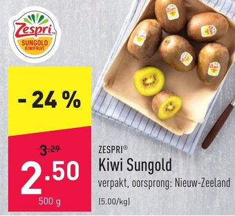 ALDI Zespri Kiwi Sungold aanbieding