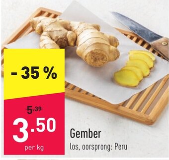 ALDI Gember aanbieding
