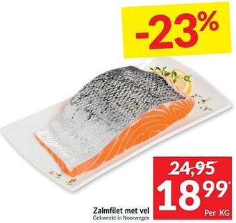 Intermarché Zalmfilet met vel aanbieding