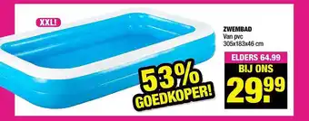 Big Bazar Zwembad Van Pvc aanbieding