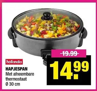 Big Bazar Hollandia Hapjespan 30cm aanbieding