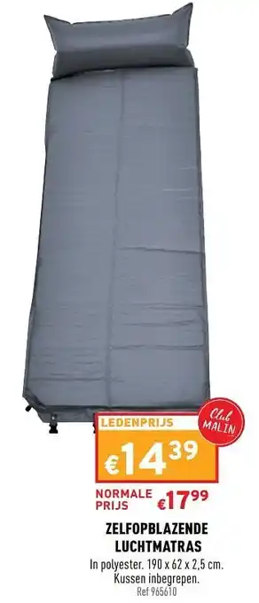Trafic Zelfopblazende luchtmatras aanbieding