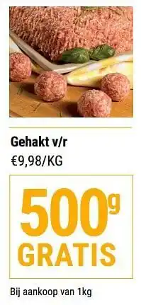 Budgetslager Gehakt v-r aanbieding