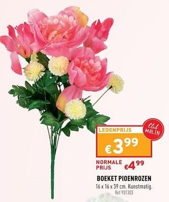 Trafic Boeket pioenrozen aanbieding