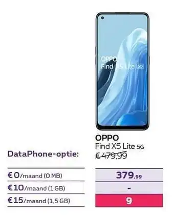 Proximus Oppo find x5 lite 5g aanbieding