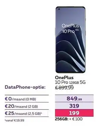Proximus Oneplus 10 pro 128gb 5g aanbieding