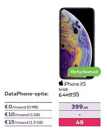 Proximus Apple iphone xs 64gb aanbieding