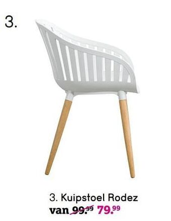 Leen Bakker Kuipstoel rodez aanbieding