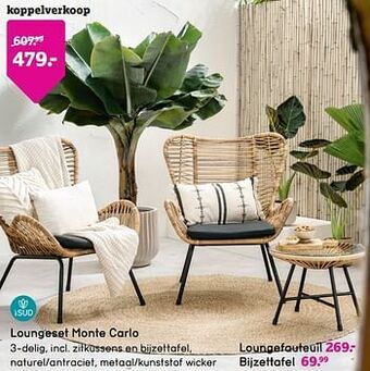 Leen Bakker Loungeset monte carlo aanbieding