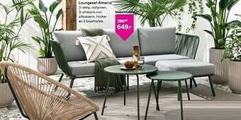Leen Bakker Loungeset almeria aanbieding