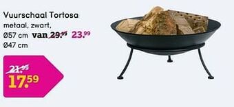 Leen Bakker Vuurschaal tortosa aanbieding