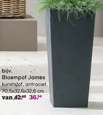 Leen Bakker Bloempot james aanbieding
