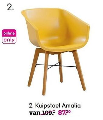 Leen Bakker Kuipstoel amalia aanbieding