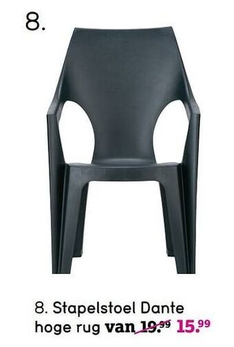 Leen Bakker Stapelstoel dante aanbieding
