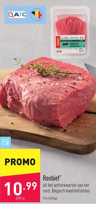 ALDI Rosbief aanbieding