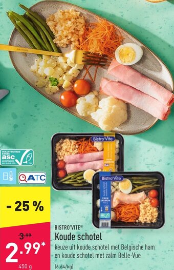 ALDI Bistro'Vite Koude schotel aanbieding