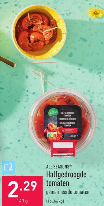 ALDI All Seasons Halfgedroogde tomaten aanbieding