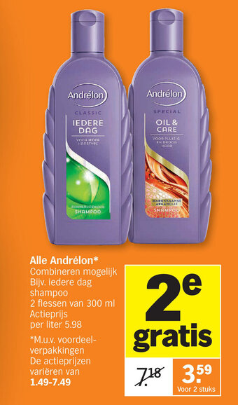 Albert Heijn Alle Andrélon aanbieding