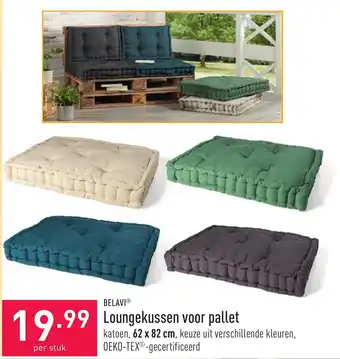 ALDI Belavi Loungekussen voor pallet aanbieding