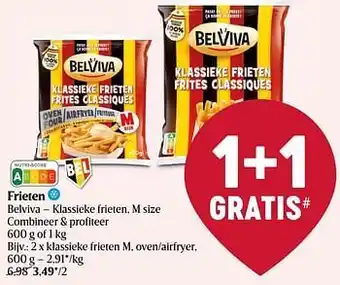 Delhaize Klassieke frieten m oven-airfryer aanbieding