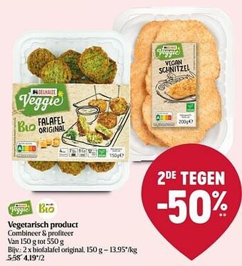 Delhaize Biofalafel original aanbieding