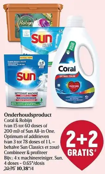 Delhaize Machinereiniger sun aanbieding