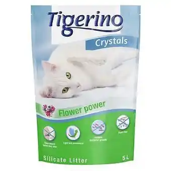 6x 5L Flower-Power Tigerino Crystals Kattenbakvulling