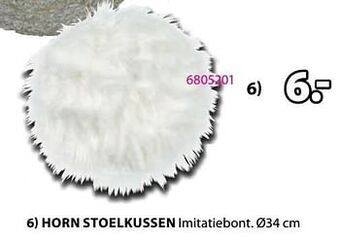 Horn stoelkussen