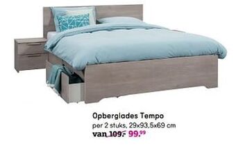 Leen Bakker Opberglades tempo aanbieding
