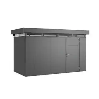 Brico Biohort CasaNova 400x200cm donkergrijs metallic deur rechts aanbieding
