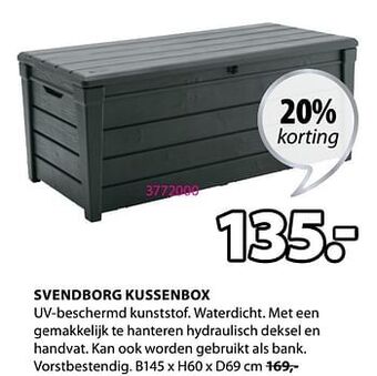 Jysk Svendborg kussenbox aanbieding